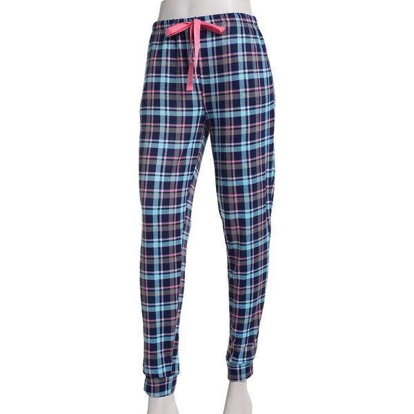 Womens Rene Rofe&#40;R&#41; Plaid Jogger Pajama Pants - image 