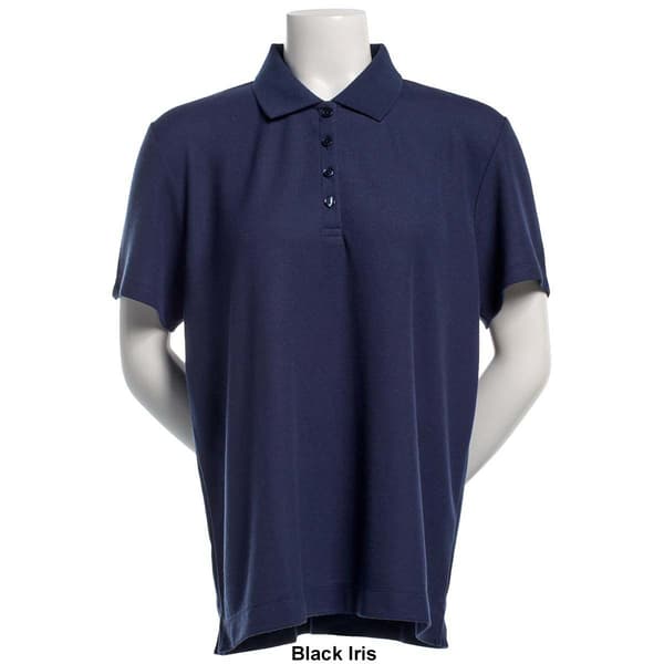 Plus Size Hasting & Smith Short Sleeve Solid Polo
