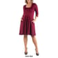 Plus Size 24/7 Comfort Apparel Elbow Sleeve Pocket Shift Dress - image 15