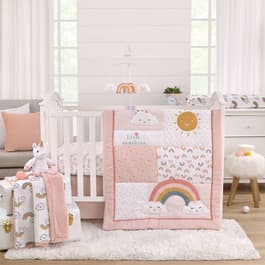 Carters&#40;R&#41; 3pc. Chasing Rainbows Nursery Crib Bedding Set