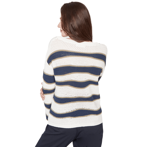 Petites Skye’s the Limit Fresh Start Wavy Stripe Sweater