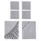 Perry Ellis Portfolio Herringbone 6pc. Embossed Stripe Sheet Set - image 7