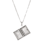 Symbols of Faith Small Cross Locket Necklace - image 2