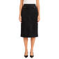 Womens Zac & Rachel Solid Suede Skirt With Pockets - image 1