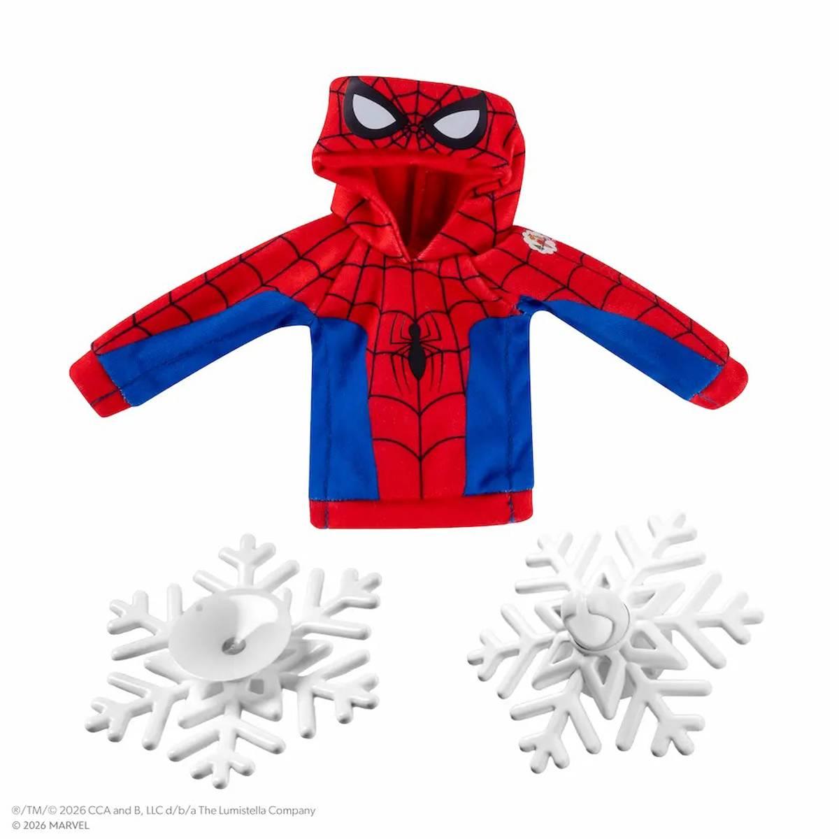 The Elf on the Shelf® Claus Couture Spider-ManWeb Hero Hoodie Set