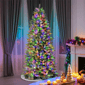Puleo International 7.5ft. Pre-Lit Kensington Fir Christmas Tree - image 2