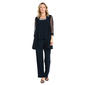 Petite R&M Richards 3pc. Sheer Insert Beading Pantsuit Jacket - image 1