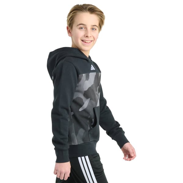Boys (8-20) adidas Camo Color Block Half Hoodie