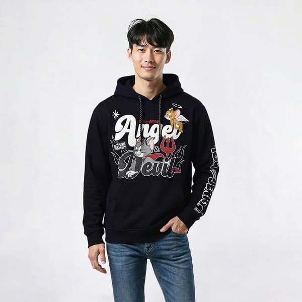 Young Mens SOUTHPOLE(R) Tom & Jerry(tm) Angel/Devil Hoodie - image 