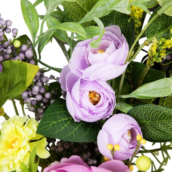 Northlight Seasonal Artificial Peony Mixed Floral Spring Wreath