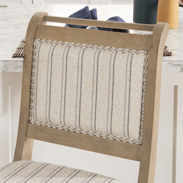 Linon Home Decor Emmy Grey Counter Stool