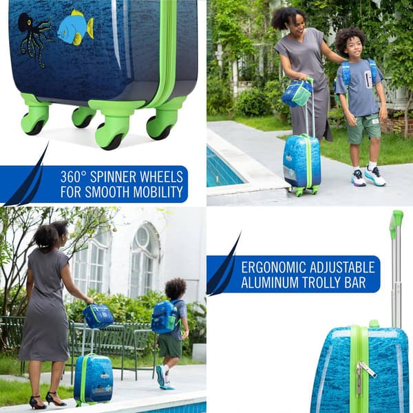 Nautica Adventure 5pc. Kids Submarine Journey Luggage Set