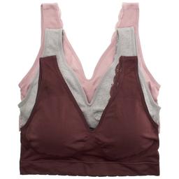 Plus Size Laura Ashley 3Pk Lounge Bra - LS5243-3PKCD