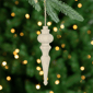 Northlight 2pk. Natural Wood Finial Christmas Tree Ornaments - image 2