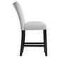 Elements Francesca Grey Velvet Counter Height Chair Set - image 4