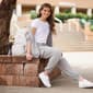Juniors Attitude Not Included Florence Lace Graphic Tee - image 1