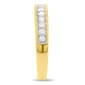Nova Star® Yellow Gold 1/4ctw. 11 Lab Grown Diamonds Band Ring - image 4