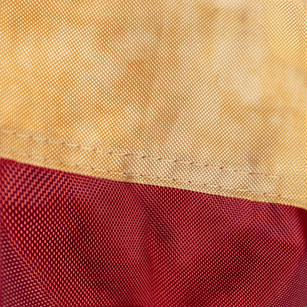 Northlight Tea-Stained Pleated USA Patriotic Bunting Flag