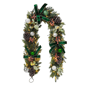 Puleo International 6ft. Pre-Lit Adorned Garland - image 1