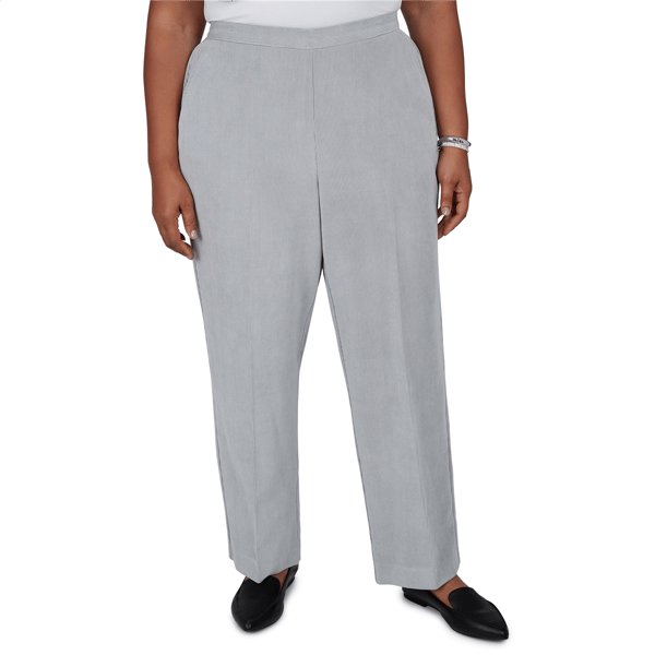 Plus Size Alfred Dunner Vail Knit Corduroy Pants - Short Length - image 