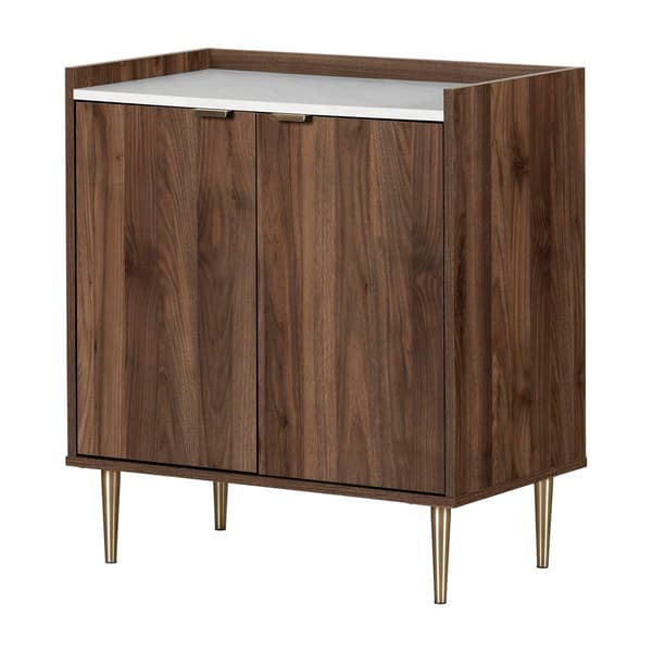 South Shore Hype Storage Sideboard w/Faux Carrara Marble - image 