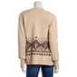 Juniors No Comment Jacquard Western Fringe Open Cardigan - image 3