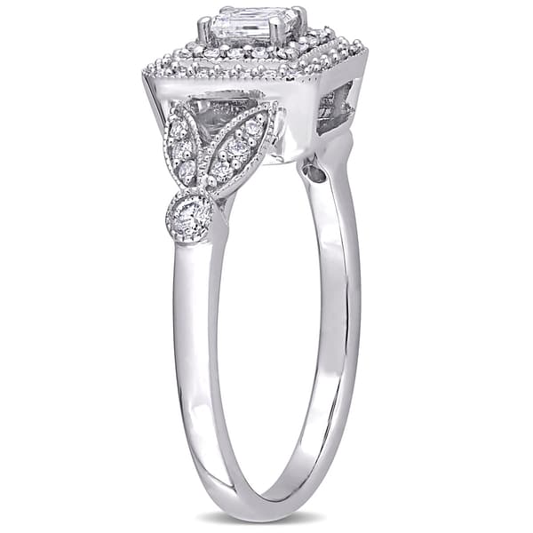 Diamond Classics™ 10kt. White Gold 1/2ctw. Diamond Vintage Ring