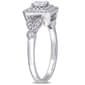 Diamond Classics™ 10kt. White Gold 1/2ctw. Diamond Vintage Ring - image 4