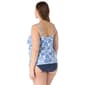 Plus Size Beach House Shoreline Shells Jane Tankini Swim Top - image 2
