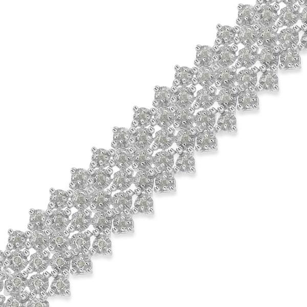 Haus of Brilliance 3.0ctw. Diamond Multi-Row Tennis Bracelet