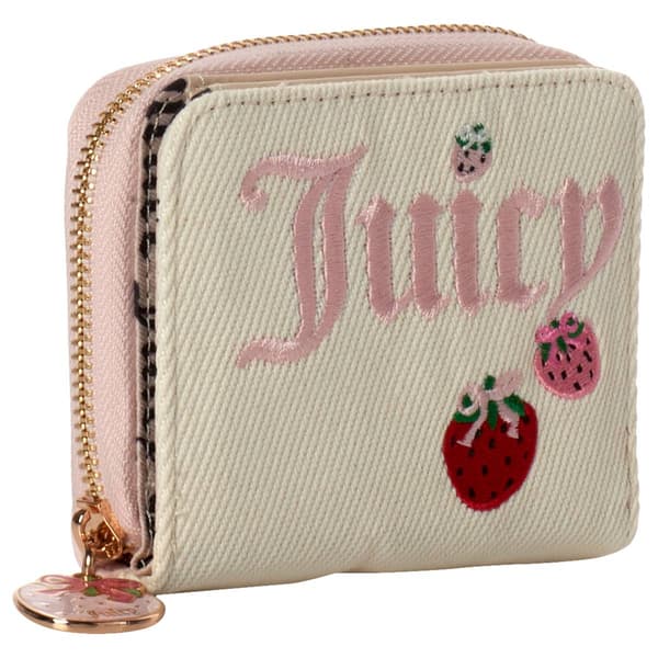 Womens Juicy Couture Berry Sweet Zip Around Wallet