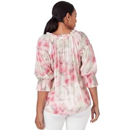 Womens Skye''s The Limit Contemporary Utility Tie Dye Blouse