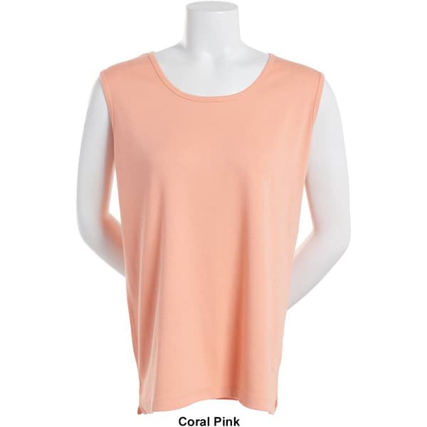 Plus Size Hasting &amp; Smith Basic Solid Round Neck Tank Top