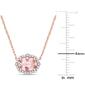 Gemstone Classics&#8482; Rose Gold Diamond Vintage Necklace - image 5