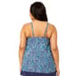 Plus Size Leilani Ocean Haze Cape Town Tankini Swim Top - image 2