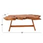 9th & Pike® Brown Teak Wood Contemporary Coffee Table - image 3