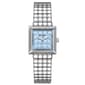 Womens Jessica Simpson Silver-Tone Blue Square Watch - JS0118SL - image 1