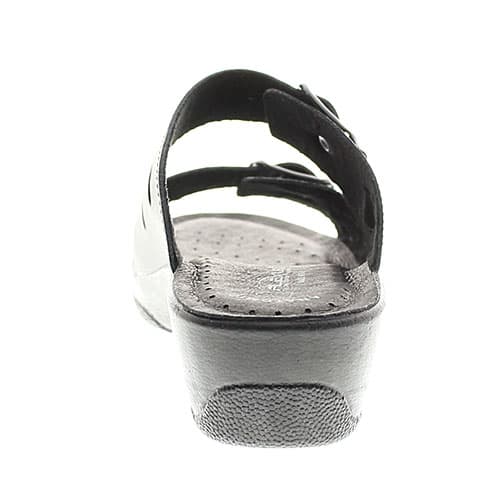 Womens Flexus&#174; By Spring Step Decca Slide Wedge Sandals - White