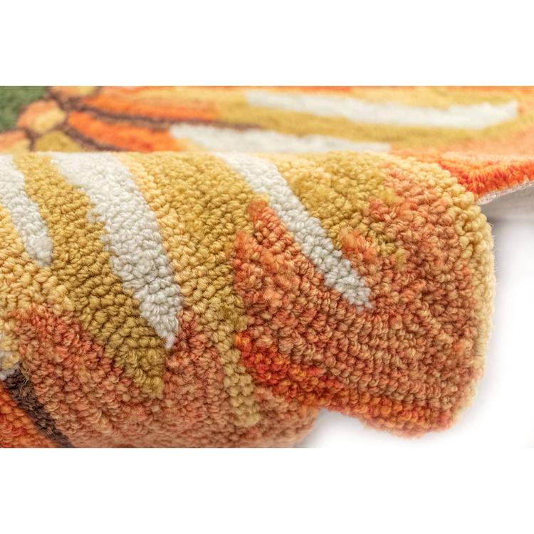 Liora Manne Frontporch Sunflower Round Area Rug
