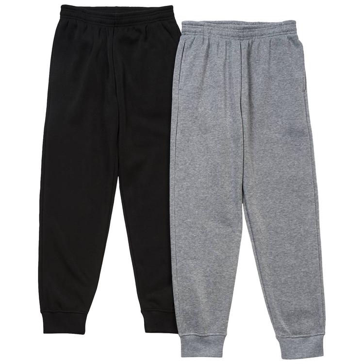 Boys (8-20) Ultra Performance 2pk. Marled/Solid Joggers
