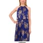 Womens MSK Sleeveless Halter Neck Pleated Foil Maxi Dress - image 5
