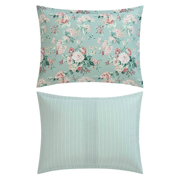 Laura Ashley Rosemoore Face Cotton Comforter Set