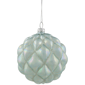 Northlight 4.5in. Iridescent Blue Glass Christmas Ball Ornament - image 3