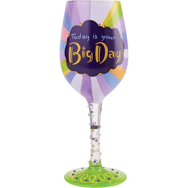 Enesco Lolita Your Big Day Wine Glass - image 