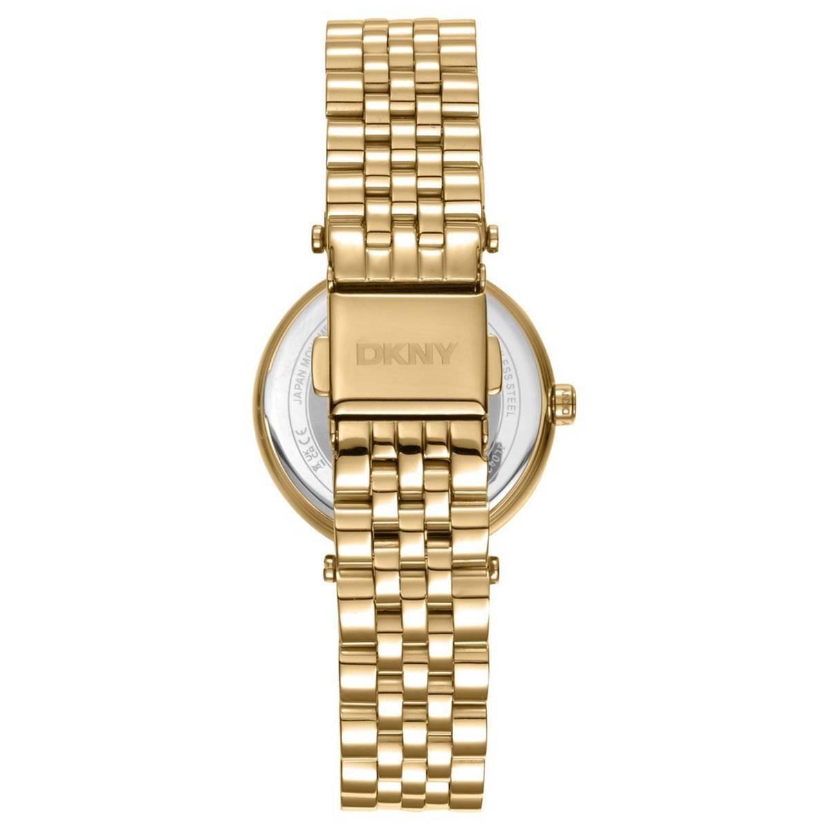 Womens DKNY Essential Glitz Champagne Dial Watch - DK1L042M0055