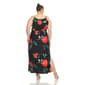 Plus Size White Mark Floral Strap Maxi Dress - image 3