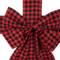Northlight 14ft. Red Buffalo Plaid Christmas Door Bow - image 4
