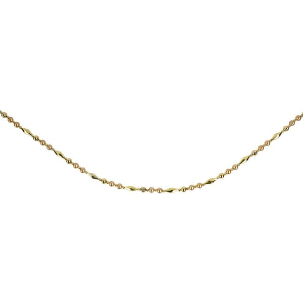 Northlight Seasonal Shiny & Matte Gold Beaded Christmas Garland