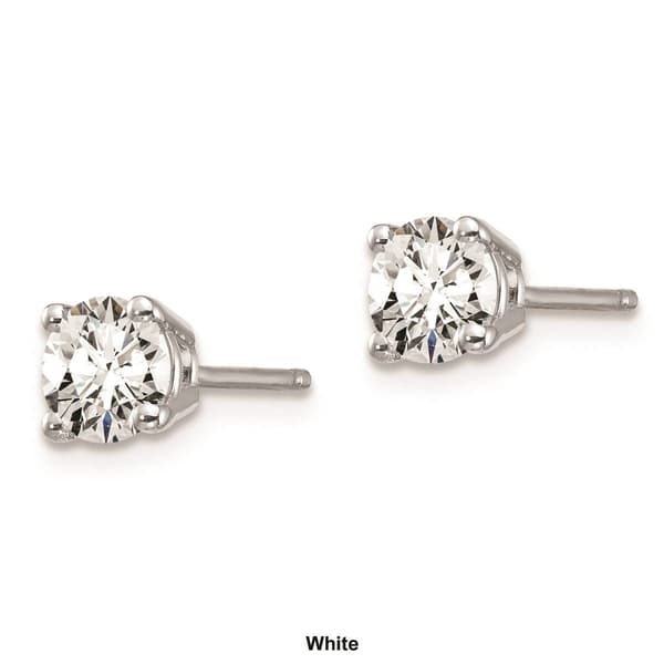 Pure Fire 14kt. Gold 4-Prong 3/4ctw. Diamond Stud Earrings