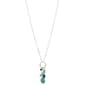 Ashley Cooper(tm) Long Chain Necklace w/ Blue Bead Tassel - image 1